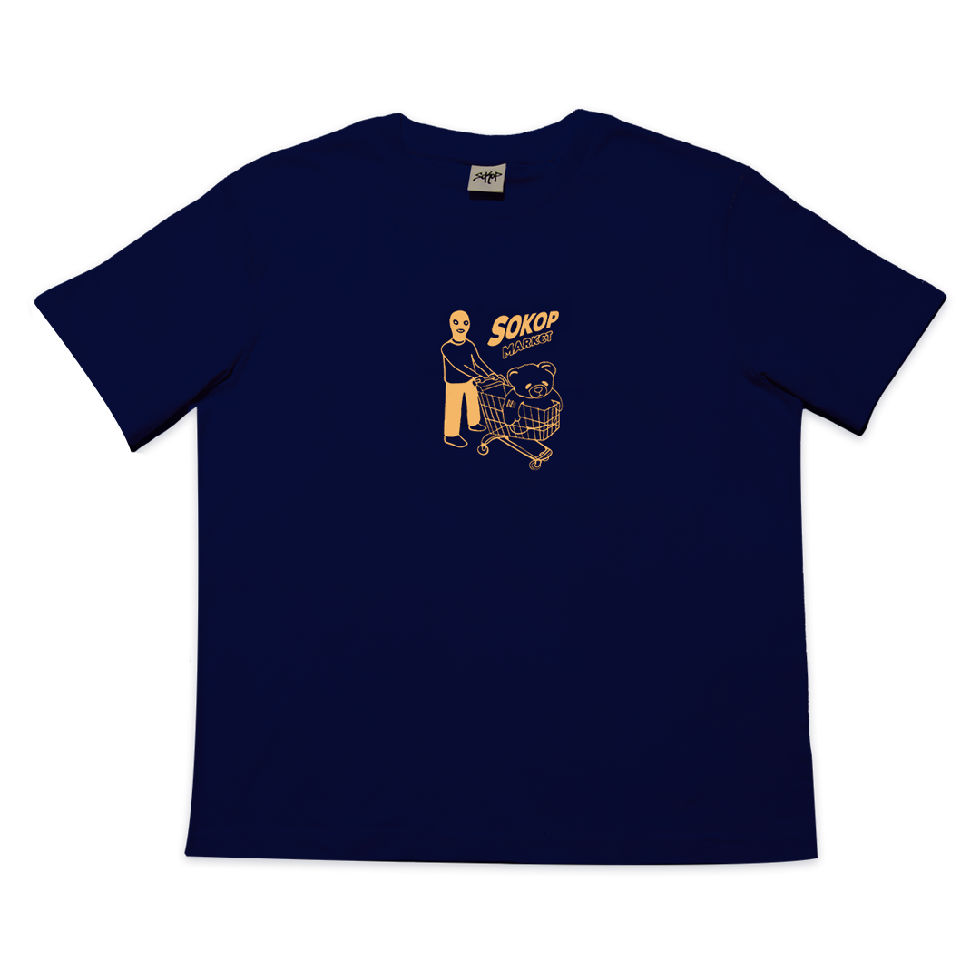 Tee Market - Bleu Marine
